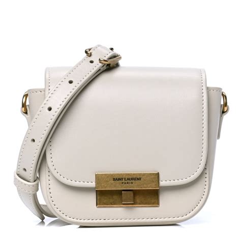 SAINT LAURENT Smooth Calfskin Mini Betty Satchel Ivory 